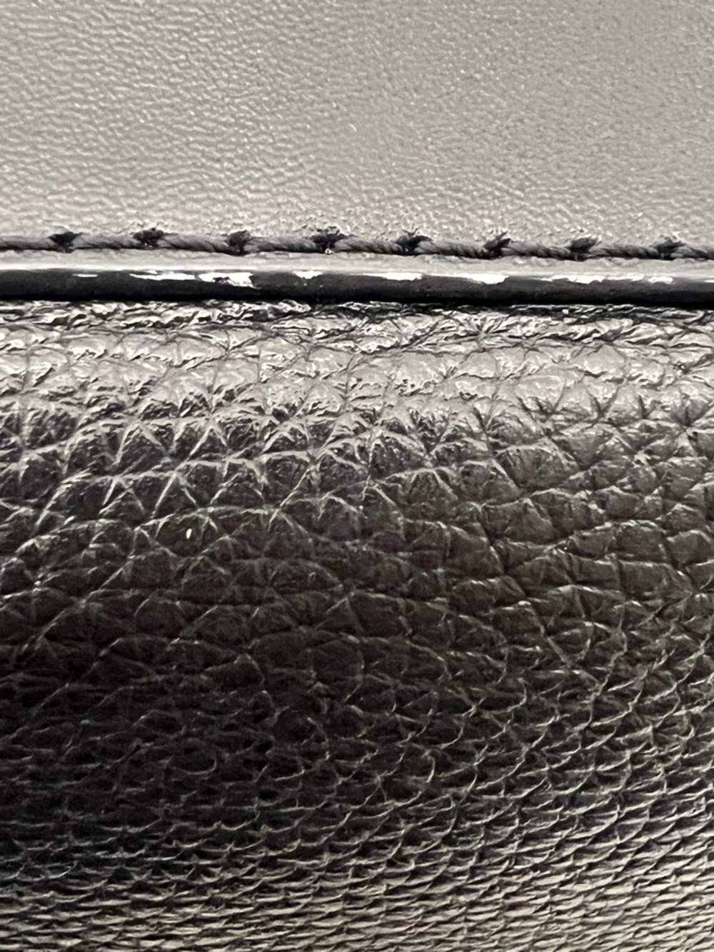 Michael Kors Black Leather Backpack with Gold Hardware - Picture 6 of 8